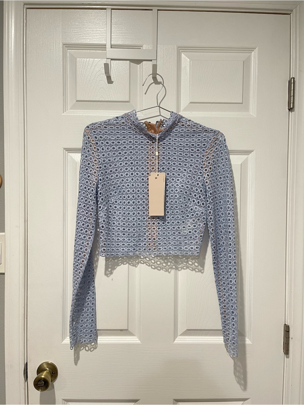 KEEPSAKE the Label Lavender Crochet High-Neck Lace Top - Picture 2 of 3